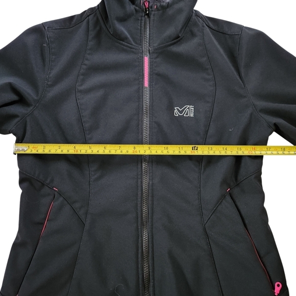 MILLET Element Shield Womens Black Fleece Lined Jacket Size M outdoor hiking - Picture 14 of 16